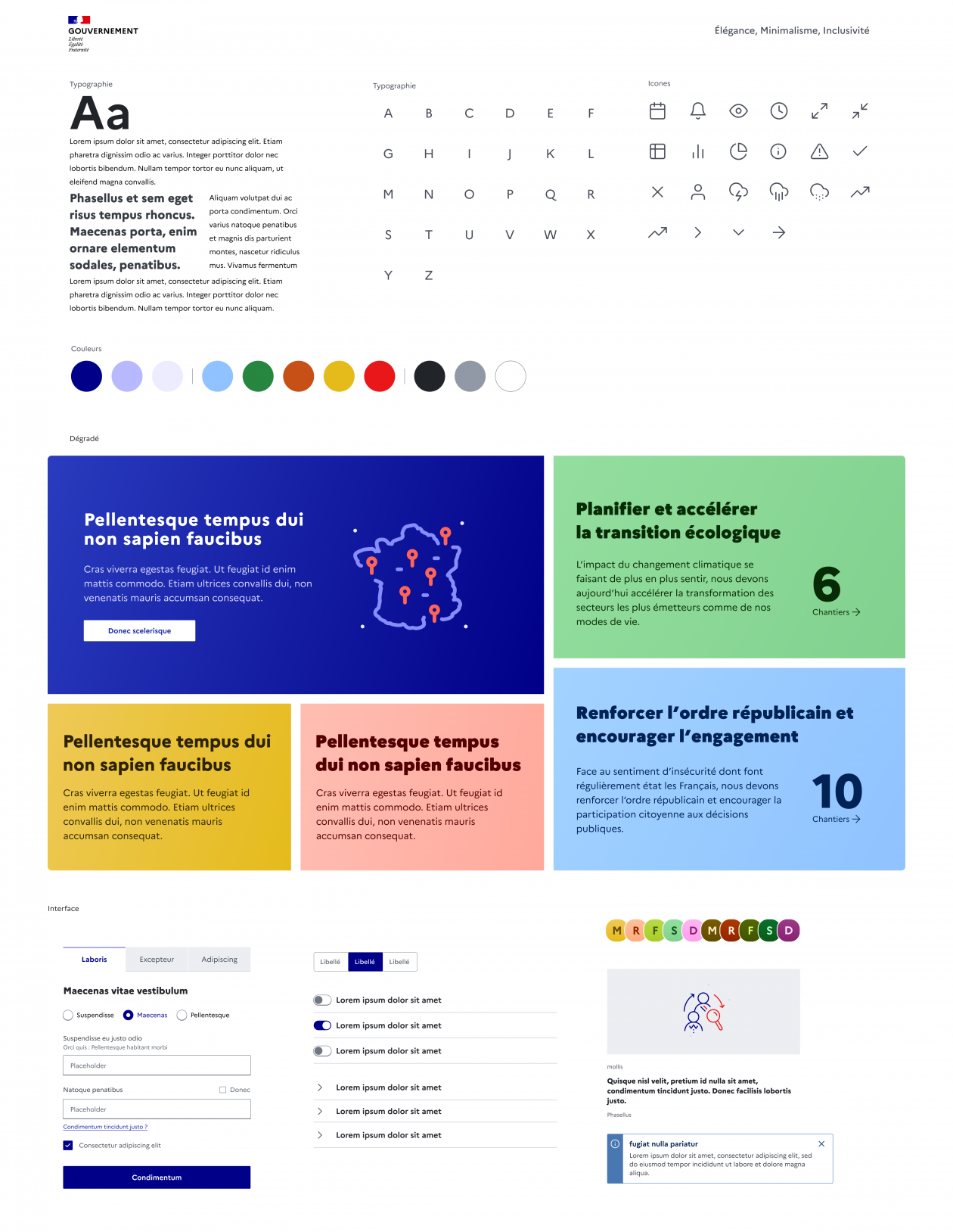 Moodboard design systeme